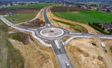 Zdjęcie przedstawiające rondo na ul. Kościelnej